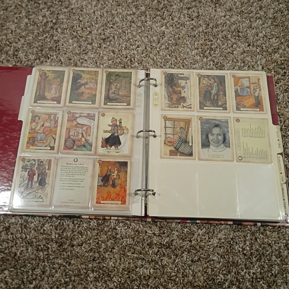 The American Girls Doll Trading Card Album Over 300 Cards 1994 Pleasant Company